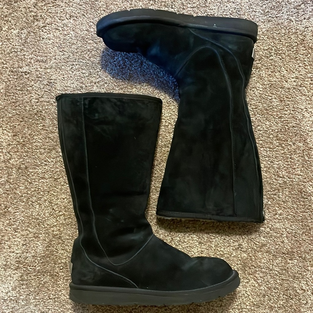 UGG Knightsbridge Zipper Backed Boots Size 10